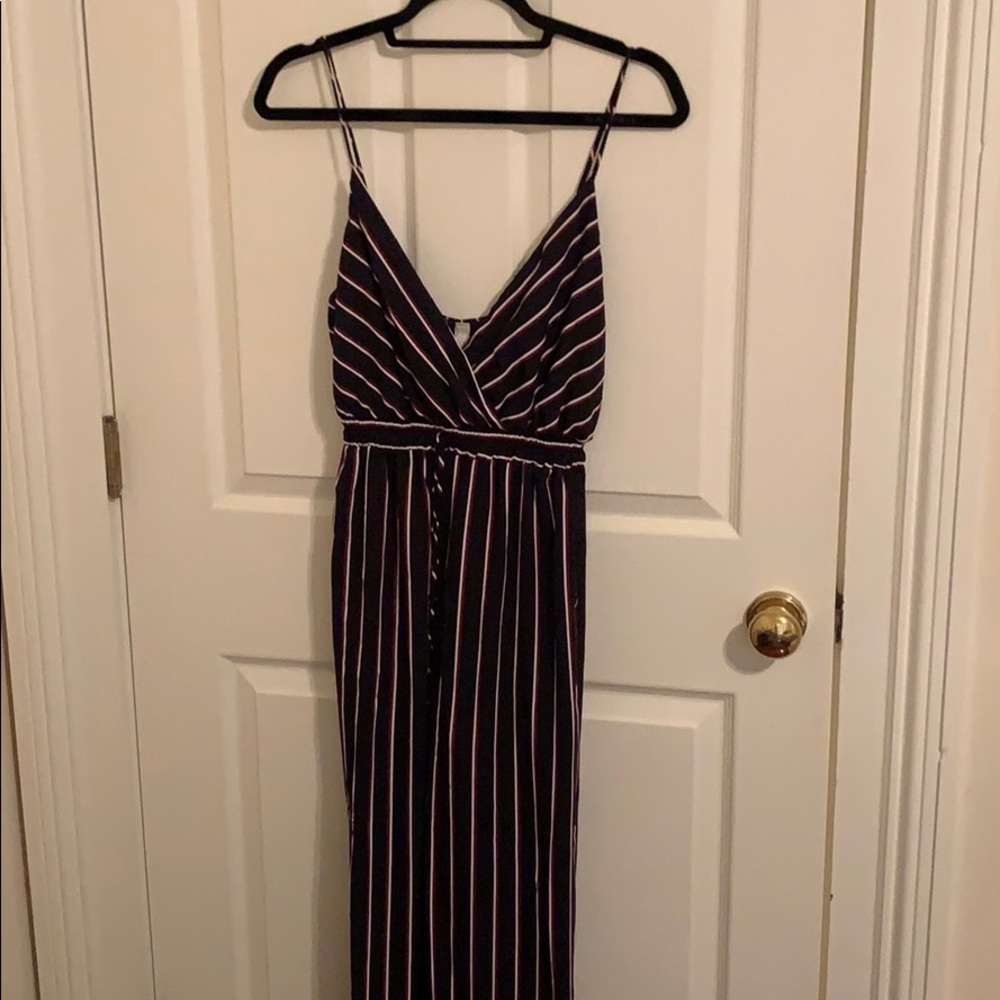 Striped jumpsuit